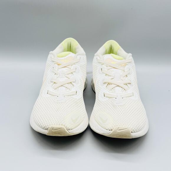 Nike Shoes Womens 6.5 White Renew Run Athletic Running Sneakers Lace Up Comfort - Picture 3 of 12